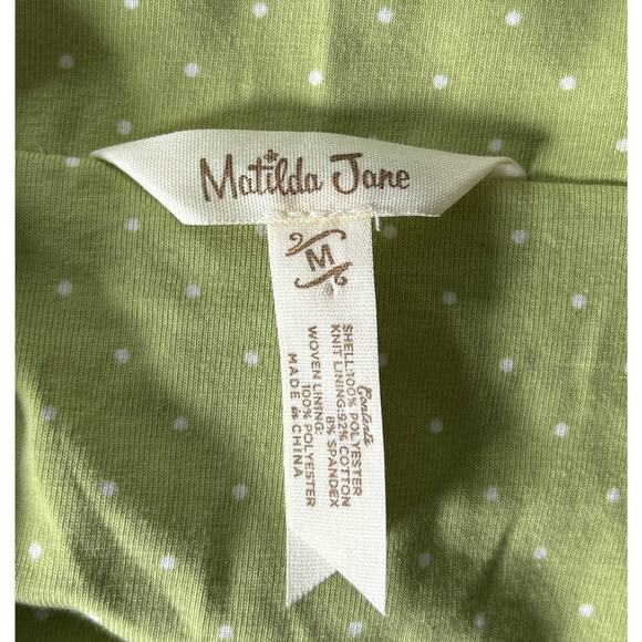Matilda Jane Size Medium Brighton The Day‎ Floral Polka Dot Lightweight Jacket - Picture 6 of 7